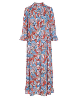 Tangle Moon Rosanna Midi Dress With Ruffles