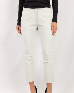Cropped Stretch Trouser With Gentle Kick Hem