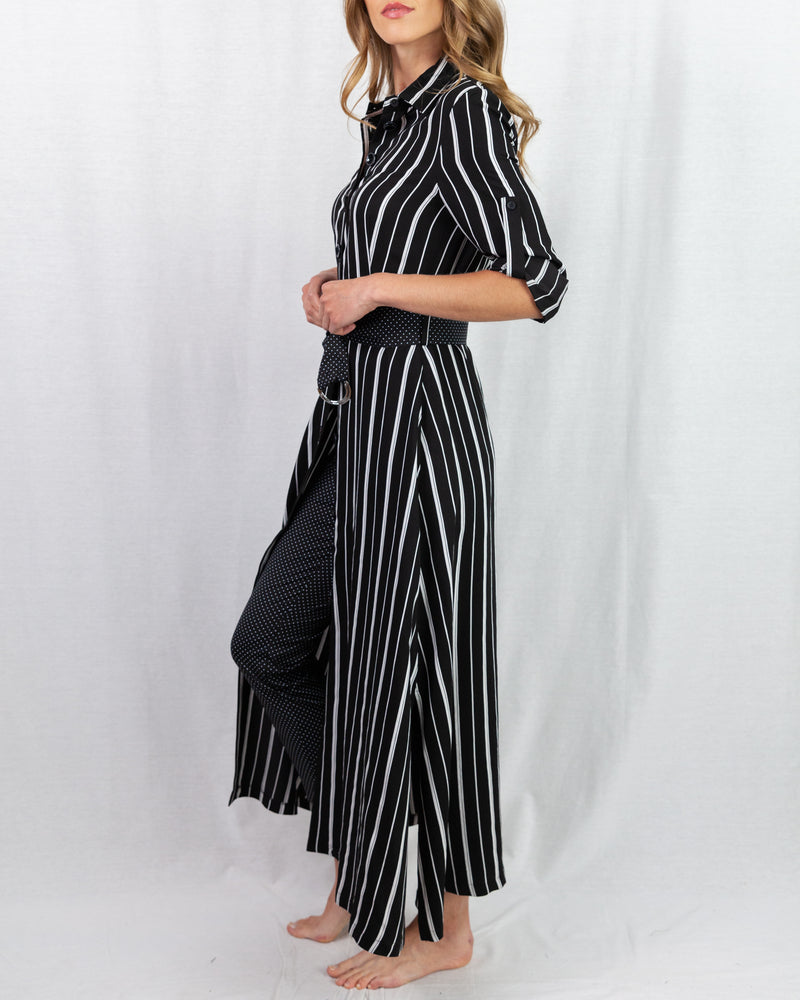 Pinstripe button-through shirt dressPinstripe button-through shirt dress