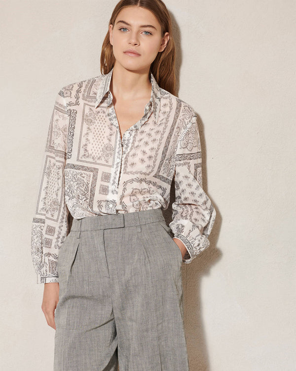 Tile Design Voilé Blouse