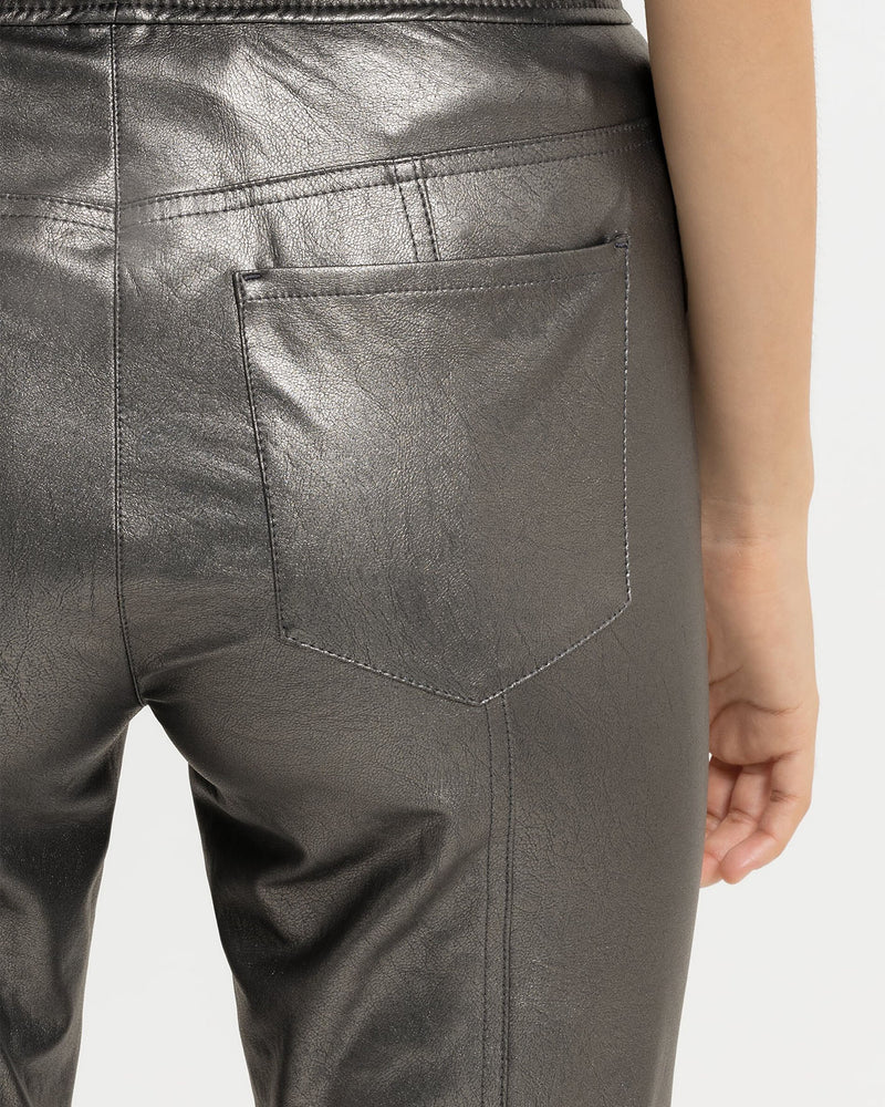 Slim Fit Stretch Metallic Pant