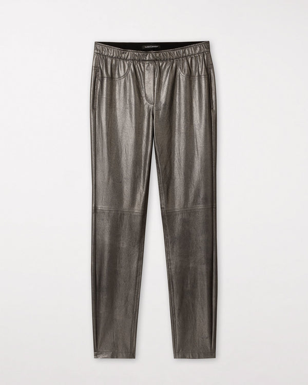 Slim Fit Stretch Metallic Pant