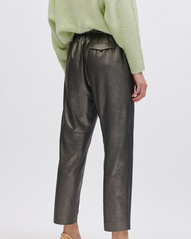 LAST PAIR Tapered Metallic Pant