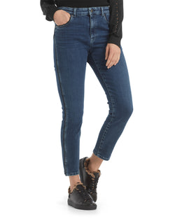 Last pair - High Rise Slim Jean With Ankle Slits
