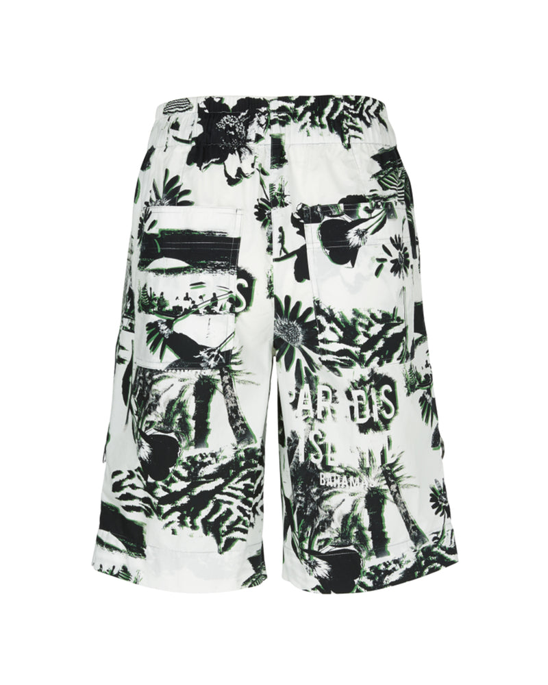 Tropical Print Short