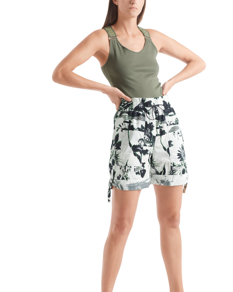 Tropical Print Short