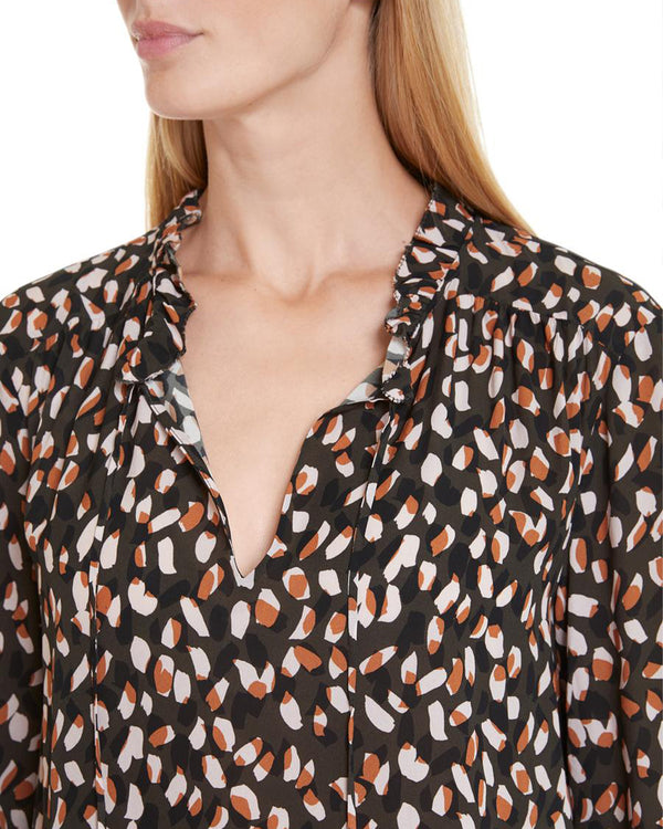 LAST ONE Romantic Print Blouse