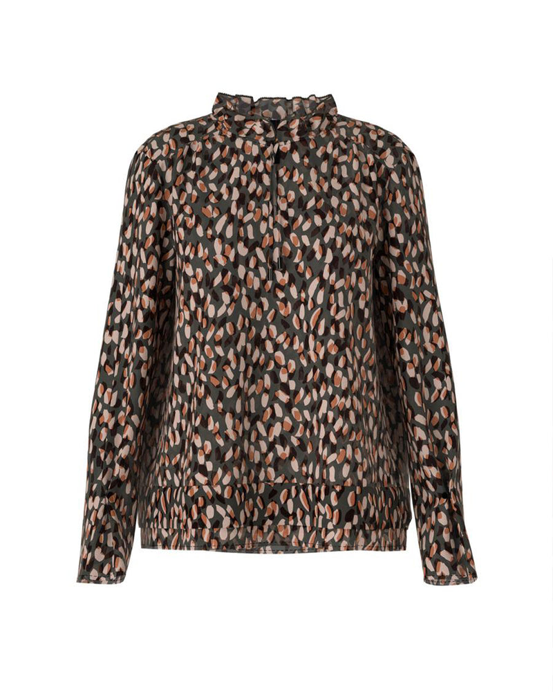 LAST ONE Romantic Print Blouse