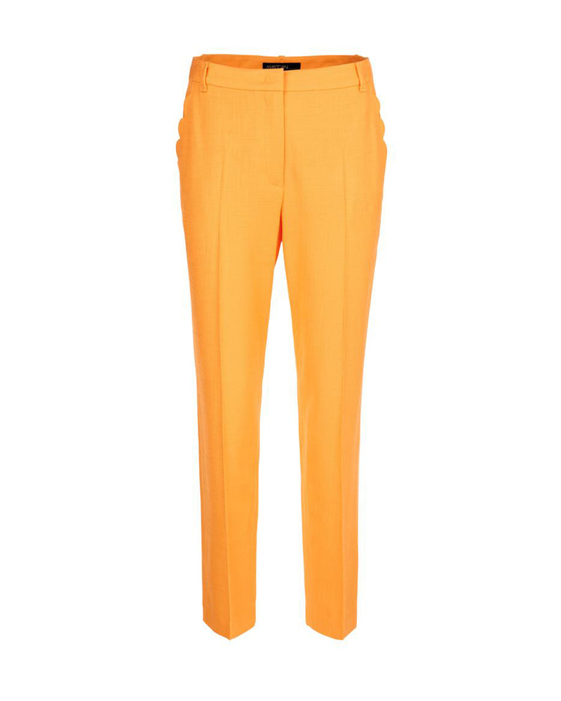 Scalloped Edge Pocket Pant In Pink