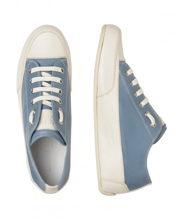 Sky Blue All Leather Rock Trainer