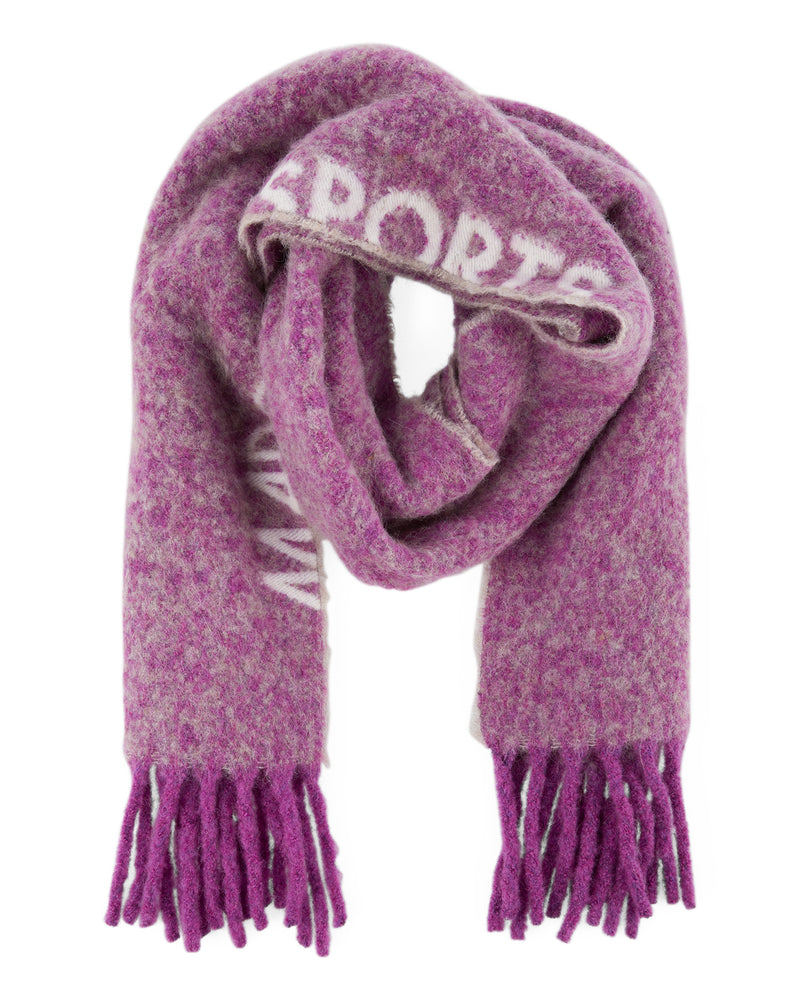 LAST ONE Large Lilac Logo Scarf