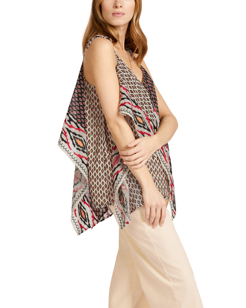 Handkerchief Multi Print Top