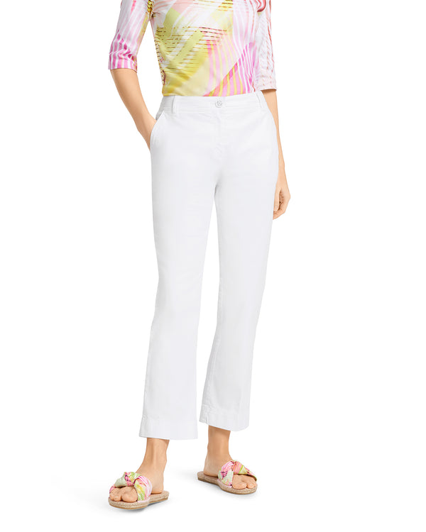 LAST PAIR Essential White Cotton Pant