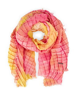 LAST ONE Crinkle Scarf Ombre Dye